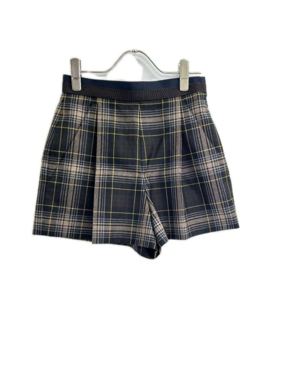 Fendi Plaid Culotte Pants 36